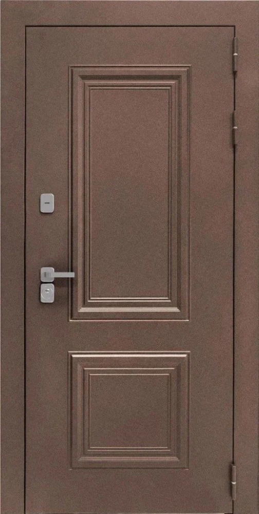 Входная дверь ДвериПРО Д-68 СБ-1 (лак. белое, 16мм, беленый дуб) DPRO221043 внешняя сторона