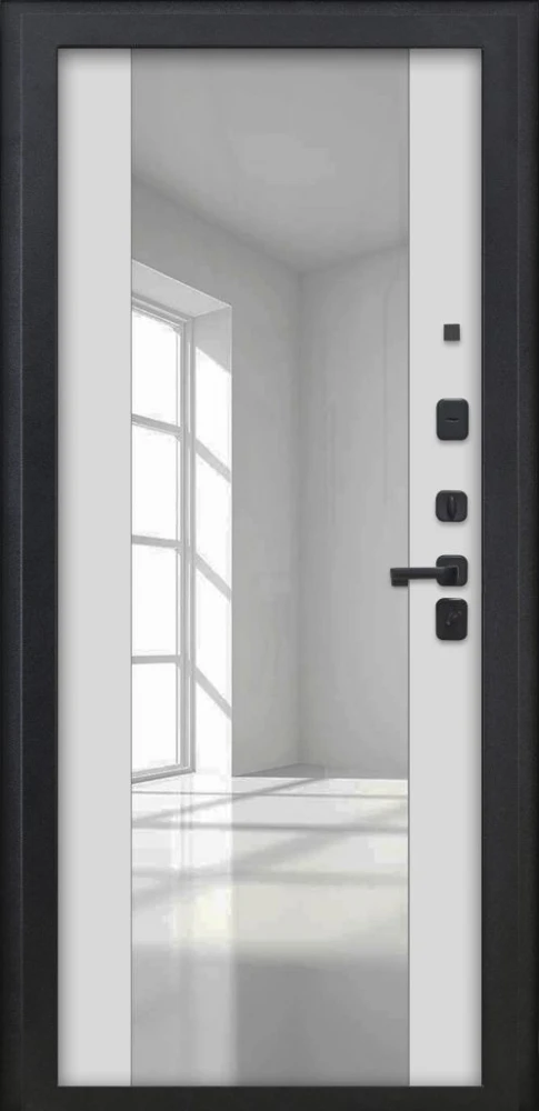 Входная дверь ДвериПРО L Термо ФЛЗ -1 белый матовый DPRO220945 внутренняя сторона